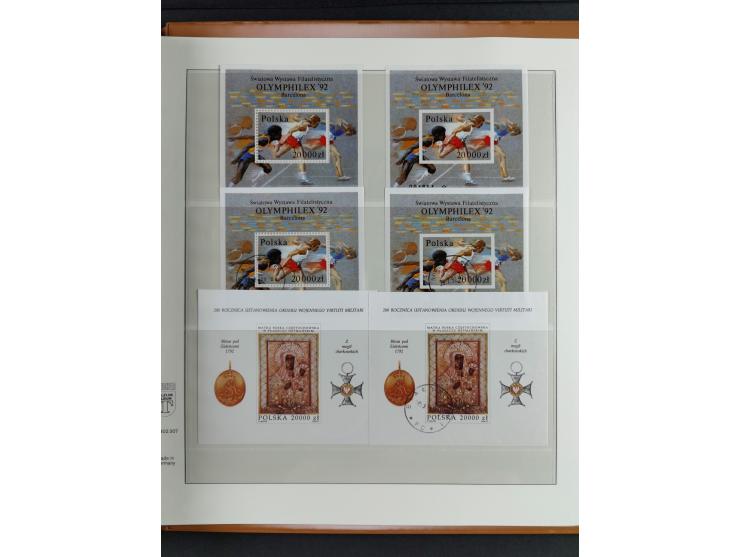 1928/92, mint never hinged/unused and used and except for Bl. A11 complete collection of souvenir sheets and miniature sheets