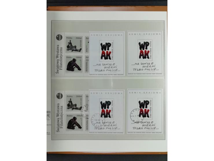 1928/92, mint never hinged/unused and used and except for Bl. A11 complete collection of souvenir sheets and miniature sheets