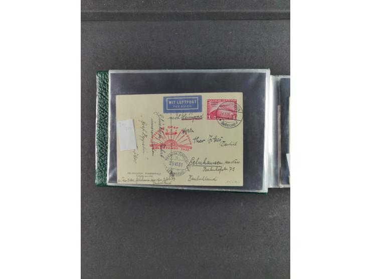 1912/39, hochwertige Partie Flugpost- und Zeppelinbriefe, insgesamt über 30 Briefe und Karten ab Rhein-Main mit u.a. Gelber H