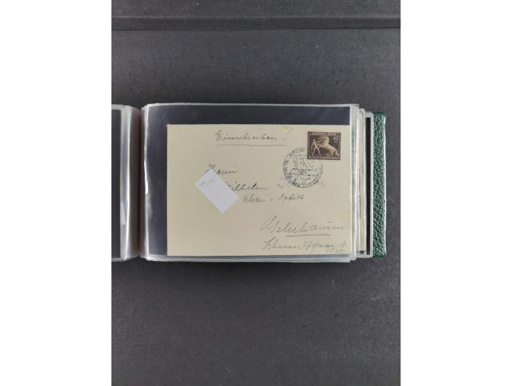 1912/39, hochwertige Partie Flugpost- und Zeppelinbriefe, insgesamt über 30 Briefe und Karten ab Rhein-Main mit u.a. Gelber H