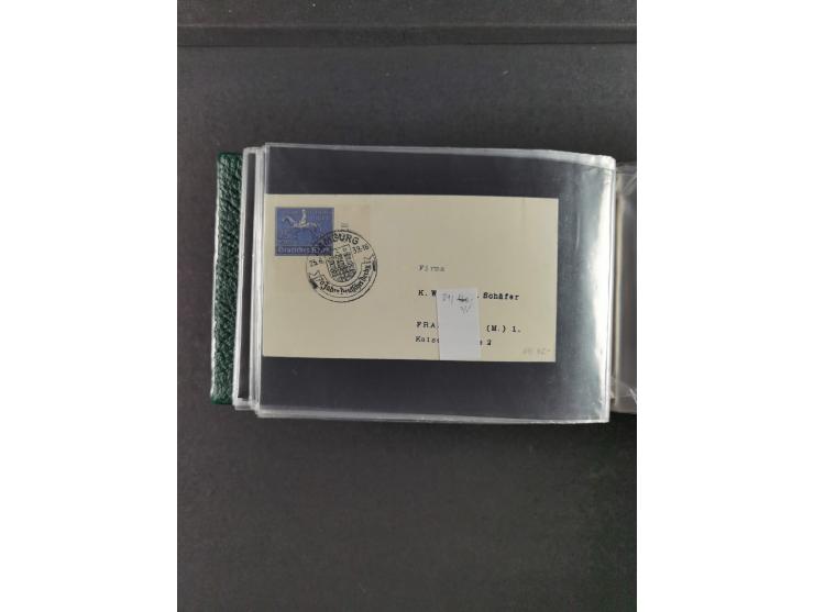 1912/39, hochwertige Partie Flugpost- und Zeppelinbriefe, insgesamt über 30 Briefe und Karten ab Rhein-Main mit u.a. Gelber H