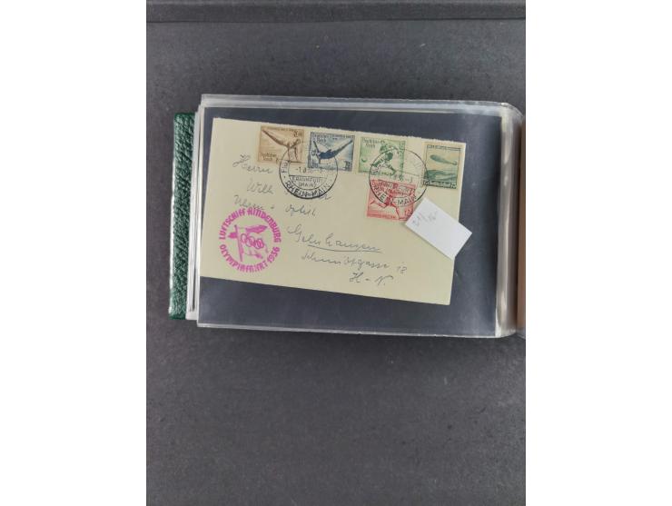 1912/39, hochwertige Partie Flugpost- und Zeppelinbriefe, insgesamt über 30 Briefe und Karten ab Rhein-Main mit u.a. Gelber H