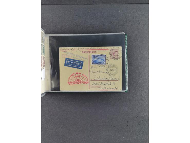 1912/39, hochwertige Partie Flugpost- und Zeppelinbriefe, insgesamt über 30 Briefe und Karten ab Rhein-Main mit u.a. Gelber H