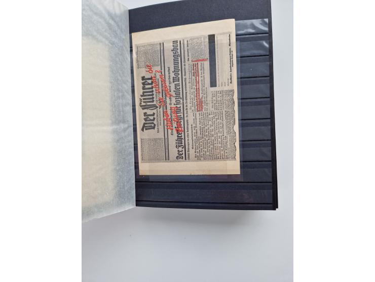 1933/45, Drittes Reich, Sammlung mit 570 Belegen zum Thema “Adolf Hitler - der Führer der NSDAP und Hauptkriegsverbrecher”, d