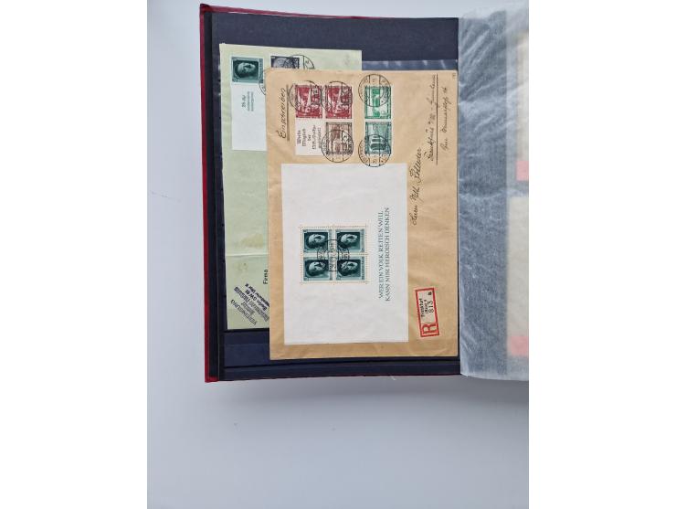 1933/45, Drittes Reich, Sammlung mit 570 Belegen zum Thema “Adolf Hitler - der Führer der NSDAP und Hauptkriegsverbrecher”, d