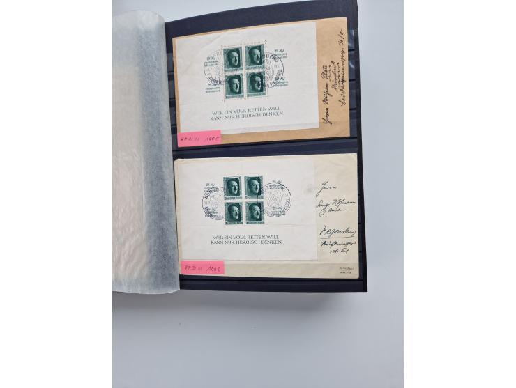 1933/45, Drittes Reich, Sammlung mit 570 Belegen zum Thema “Adolf Hitler - der Führer der NSDAP und Hauptkriegsverbrecher”, d