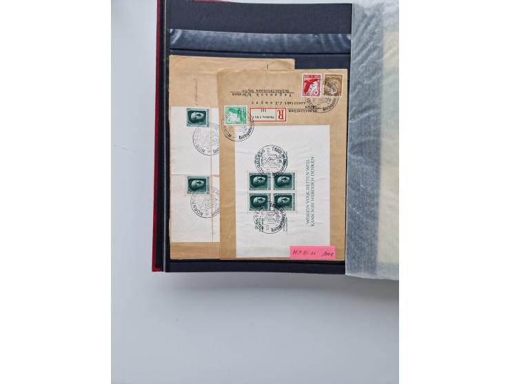 1933/45, Drittes Reich, Sammlung mit 570 Belegen zum Thema “Adolf Hitler - der Führer der NSDAP und Hauptkriegsverbrecher”, d