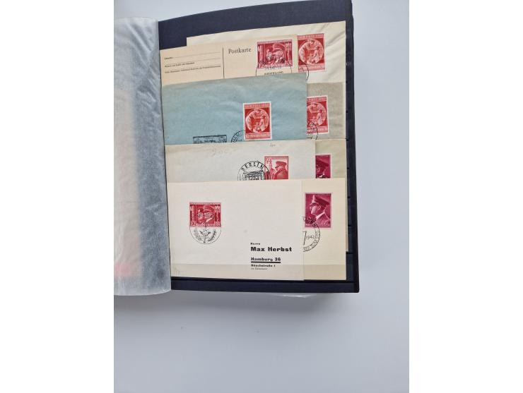 1933/45, Drittes Reich, Sammlung mit 570 Belegen zum Thema “Adolf Hitler - der Führer der NSDAP und Hauptkriegsverbrecher”, d