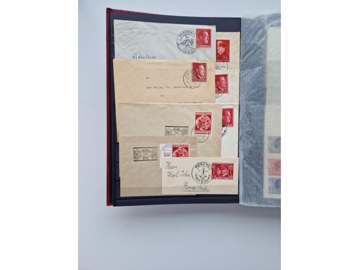 1933/45, Drittes Reich, Sammlung mit 570 Belegen zum Thema “Adolf Hitler - der Führer der NSDAP und Hauptkriegsverbrecher”, d