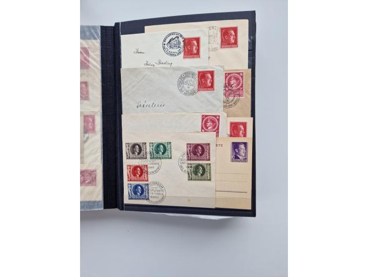 1933/45, Drittes Reich, Sammlung mit 570 Belegen zum Thema “Adolf Hitler - der Führer der NSDAP und Hauptkriegsverbrecher”, d