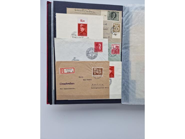 1933/45, Drittes Reich, Sammlung mit 570 Belegen zum Thema “Adolf Hitler - der Führer der NSDAP und Hauptkriegsverbrecher”, d