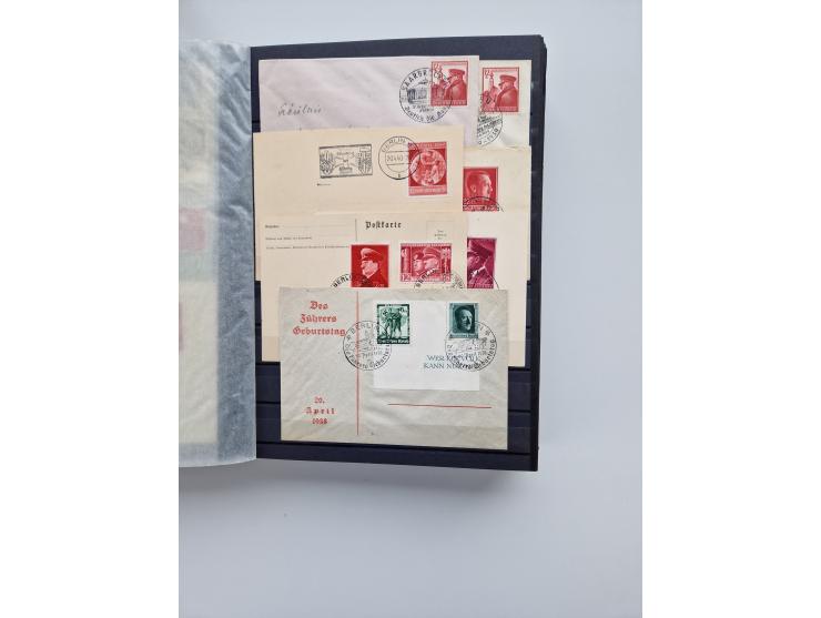 1933/45, Drittes Reich, Sammlung mit 570 Belegen zum Thema “Adolf Hitler - der Führer der NSDAP und Hauptkriegsverbrecher”, d