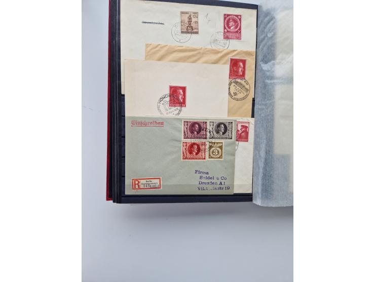 1933/45, Drittes Reich, Sammlung mit 570 Belegen zum Thema “Adolf Hitler - der Führer der NSDAP und Hauptkriegsverbrecher”, d
