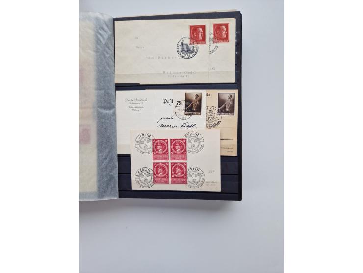 1933/45, Drittes Reich, Sammlung mit 570 Belegen zum Thema “Adolf Hitler - der Führer der NSDAP und Hauptkriegsverbrecher”, d