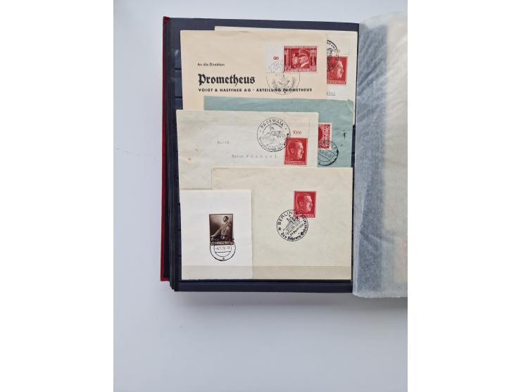 1933/45, Drittes Reich, Sammlung mit 570 Belegen zum Thema “Adolf Hitler - der Führer der NSDAP und Hauptkriegsverbrecher”, d
