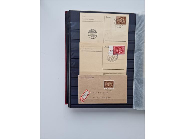 1933/45, Drittes Reich, Sammlung mit 570 Belegen zum Thema “Adolf Hitler - der Führer der NSDAP und Hauptkriegsverbrecher”, d