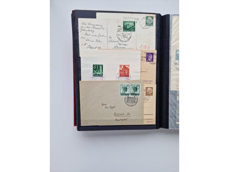 1933/45, Drittes Reich, Sammlung mit 570 Belegen zum Thema “Adolf Hitler - der Führer der NSDAP und Hauptkriegsverbrecher”, d