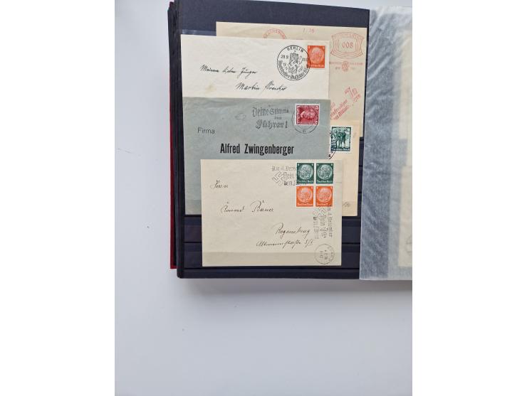 1933/45, Drittes Reich, Sammlung mit 570 Belegen zum Thema “Adolf Hitler - der Führer der NSDAP und Hauptkriegsverbrecher”, d