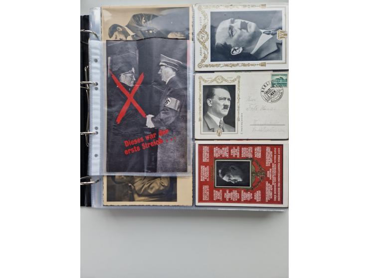 1933/45, Drittes Reich, Sammlung mit 570 Belegen zum Thema “Adolf Hitler - der Führer der NSDAP und Hauptkriegsverbrecher”, d