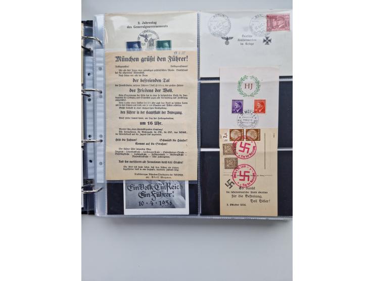 1933/45, Drittes Reich, Sammlung mit 570 Belegen zum Thema “Adolf Hitler - der Führer der NSDAP und Hauptkriegsverbrecher”, d