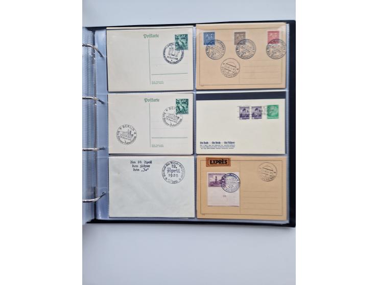 1933/45, Drittes Reich, Sammlung mit 570 Belegen zum Thema “Adolf Hitler - der Führer der NSDAP und Hauptkriegsverbrecher”, d