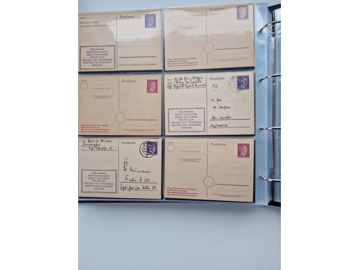 1933/45, Drittes Reich, Sammlung mit 570 Belegen zum Thema “Adolf Hitler - der Führer der NSDAP und Hauptkriegsverbrecher”, d