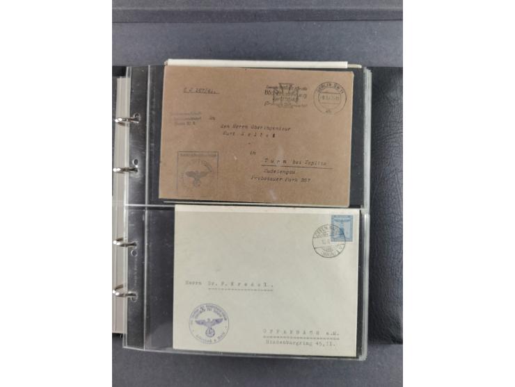 1939/45, Drittes Reich, Dokumentation “Kunst und Kultur im 3. Reich und der Einfluss der NSDAP”, Dokumentation mit 128 Belegs