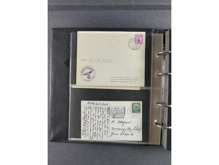 1939/45, Drittes Reich, Dokumentation “Kunst und Kultur im 3. Reich und der Einfluss der NSDAP”, Dokumentation mit 128 Belegs