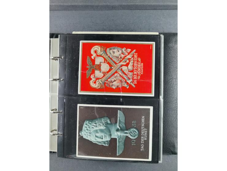1939/45, Drittes Reich, Dokumentation “Kunst und Kultur im 3. Reich und der Einfluss der NSDAP”, Dokumentation mit 128 Belegs