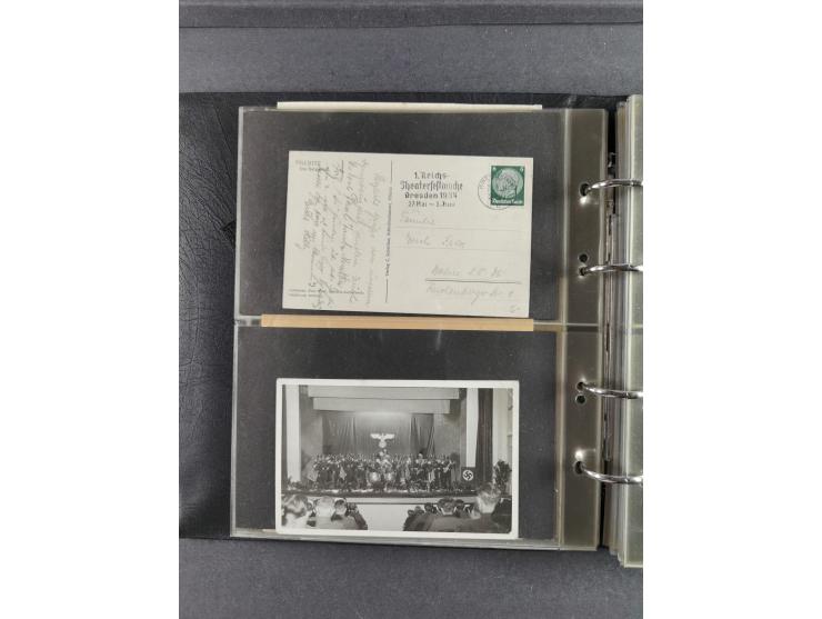 1939/45, Drittes Reich, Dokumentation “Kunst und Kultur im 3. Reich und der Einfluss der NSDAP”, Dokumentation mit 128 Belegs