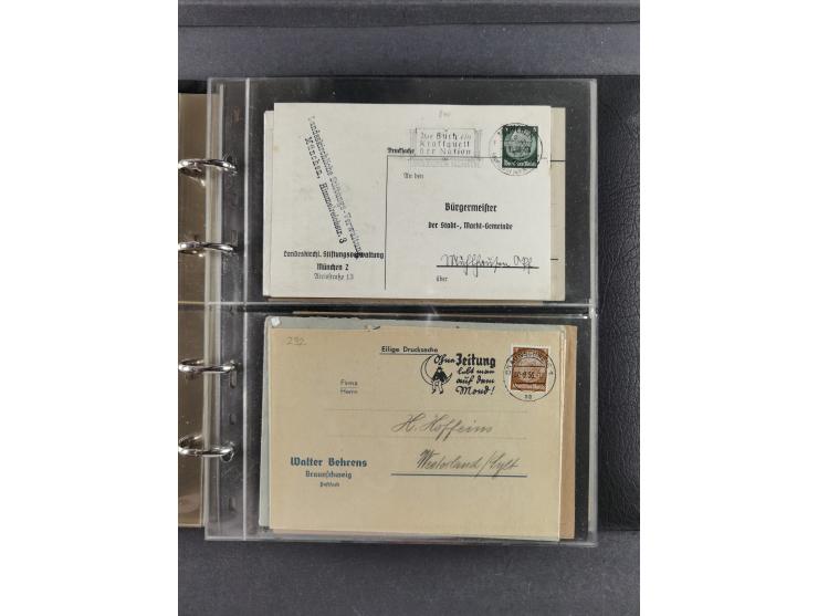 1939/45, Drittes Reich, Dokumentation “Kunst und Kultur im 3. Reich und der Einfluss der NSDAP”, Dokumentation mit 128 Belegs