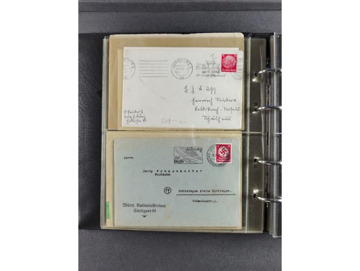 1939/45, Drittes Reich, Dokumentation “Kunst und Kultur im 3. Reich und der Einfluss der NSDAP”, Dokumentation mit 128 Belegs