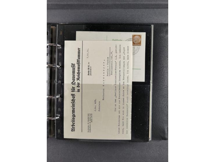 1939/45, Drittes Reich, Dokumentation “Kunst und Kultur im 3. Reich und der Einfluss der NSDAP”, Dokumentation mit 128 Belegs