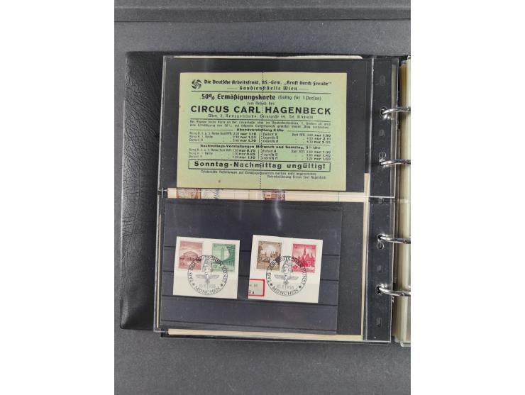 1939/45, Drittes Reich, Dokumentation “Kunst und Kultur im 3. Reich und der Einfluss der NSDAP”, Dokumentation mit 128 Belegs