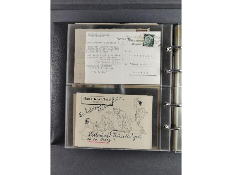 1939/45, Drittes Reich, Dokumentation “Kunst und Kultur im 3. Reich und der Einfluss der NSDAP”, Dokumentation mit 128 Belegs