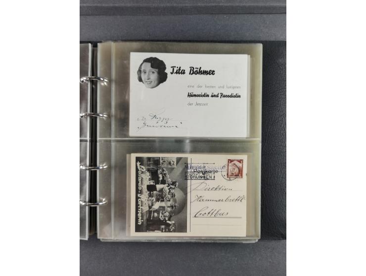 1939/45, Drittes Reich, Dokumentation “Kunst und Kultur im 3. Reich und der Einfluss der NSDAP”, Dokumentation mit 128 Belegs