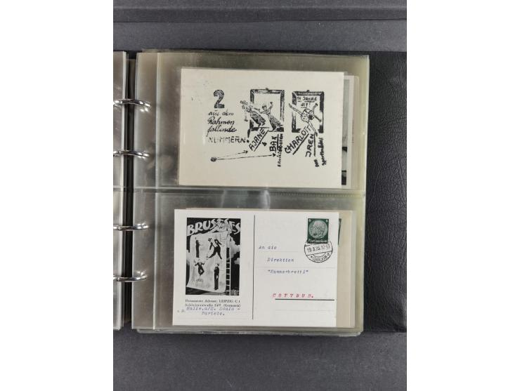 1939/45, Drittes Reich, Dokumentation “Kunst und Kultur im 3. Reich und der Einfluss der NSDAP”, Dokumentation mit 128 Belegs