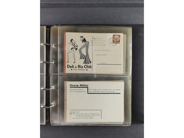 1939/45, Drittes Reich, Dokumentation “Kunst und Kultur im 3. Reich und der Einfluss der NSDAP”, Dokumentation mit 128 Belegs