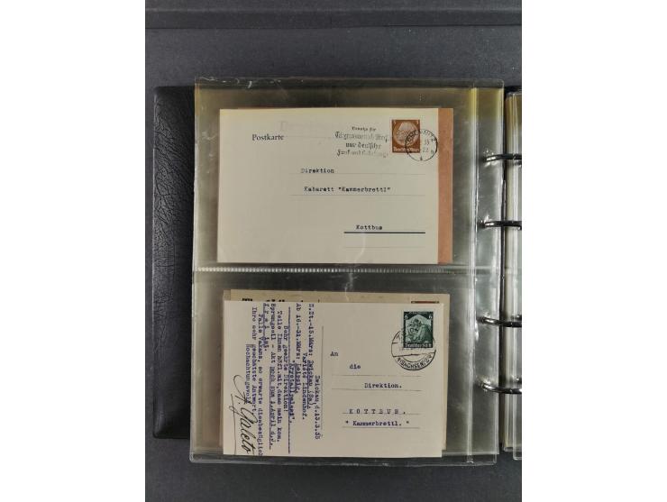 1939/45, Drittes Reich, Dokumentation “Kunst und Kultur im 3. Reich und der Einfluss der NSDAP”, Dokumentation mit 128 Belegs