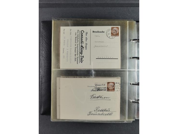 1939/45, Drittes Reich, Dokumentation “Kunst und Kultur im 3. Reich und der Einfluss der NSDAP”, Dokumentation mit 128 Belegs