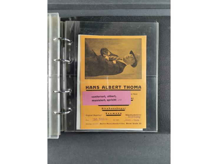 1939/45, Drittes Reich, Dokumentation “Kunst und Kultur im 3. Reich und der Einfluss der NSDAP”, Dokumentation mit 128 Belegs