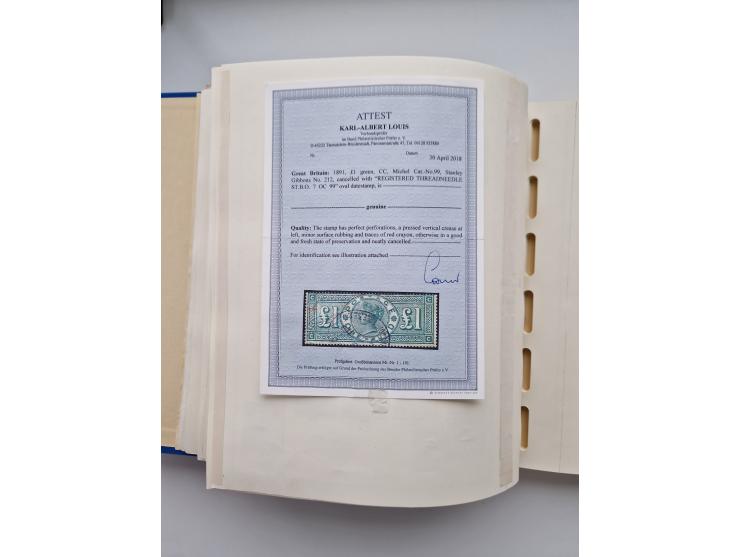 1840/2000, mostly used and some mint never hinged and unused collection with many typified stamps, incl. Mi. 1b (Cert. Louis 