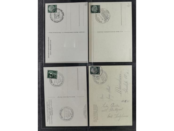 1936/46, reichhaltige Partie mit über 150 Propagandakarten sowie einigen Vignetten und kompletten Bildpostkarten-Sätzen mit v