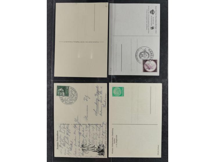 1936/46, reichhaltige Partie mit über 150 Propagandakarten sowie einigen Vignetten und kompletten Bildpostkarten-Sätzen mit v