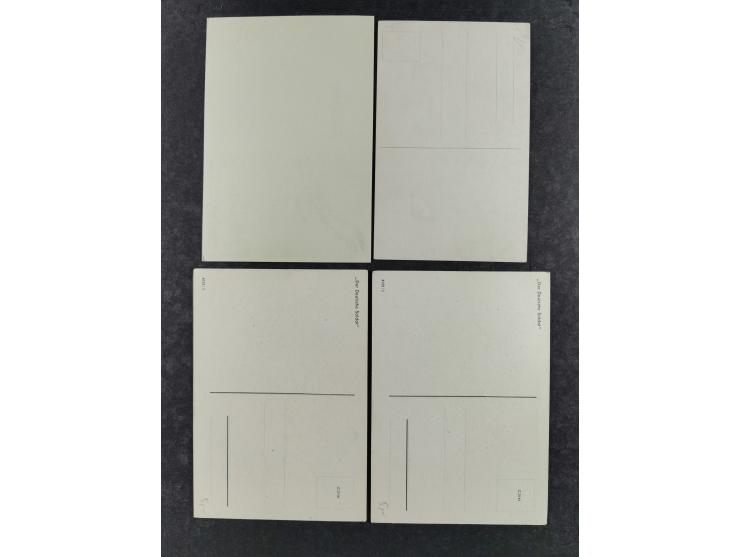 1936/46, reichhaltige Partie mit über 150 Propagandakarten sowie einigen Vignetten und kompletten Bildpostkarten-Sätzen mit v