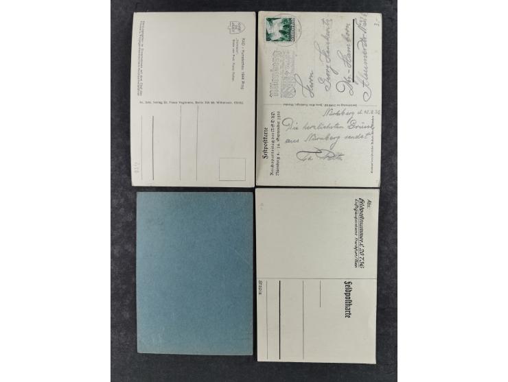 1936/46, reichhaltige Partie mit über 150 Propagandakarten sowie einigen Vignetten und kompletten Bildpostkarten-Sätzen mit v
