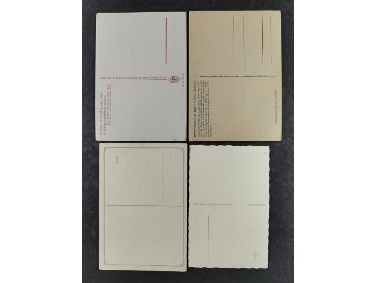 1936/46, reichhaltige Partie mit über 150 Propagandakarten sowie einigen Vignetten und kompletten Bildpostkarten-Sätzen mit v