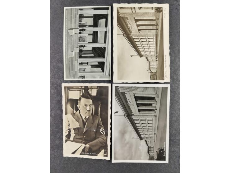 1936/46, reichhaltige Partie mit über 150 Propagandakarten sowie einigen Vignetten und kompletten Bildpostkarten-Sätzen mit v