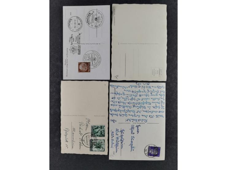 1936/46, reichhaltige Partie mit über 150 Propagandakarten sowie einigen Vignetten und kompletten Bildpostkarten-Sätzen mit v