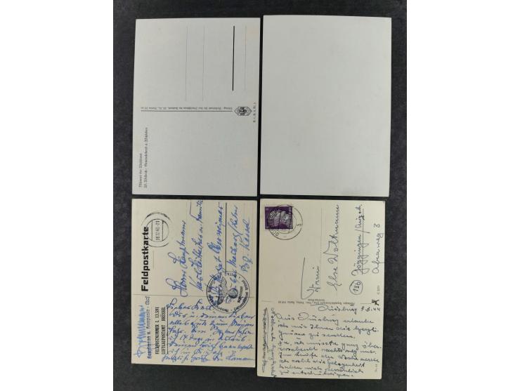 1936/46, reichhaltige Partie mit über 150 Propagandakarten sowie einigen Vignetten und kompletten Bildpostkarten-Sätzen mit v